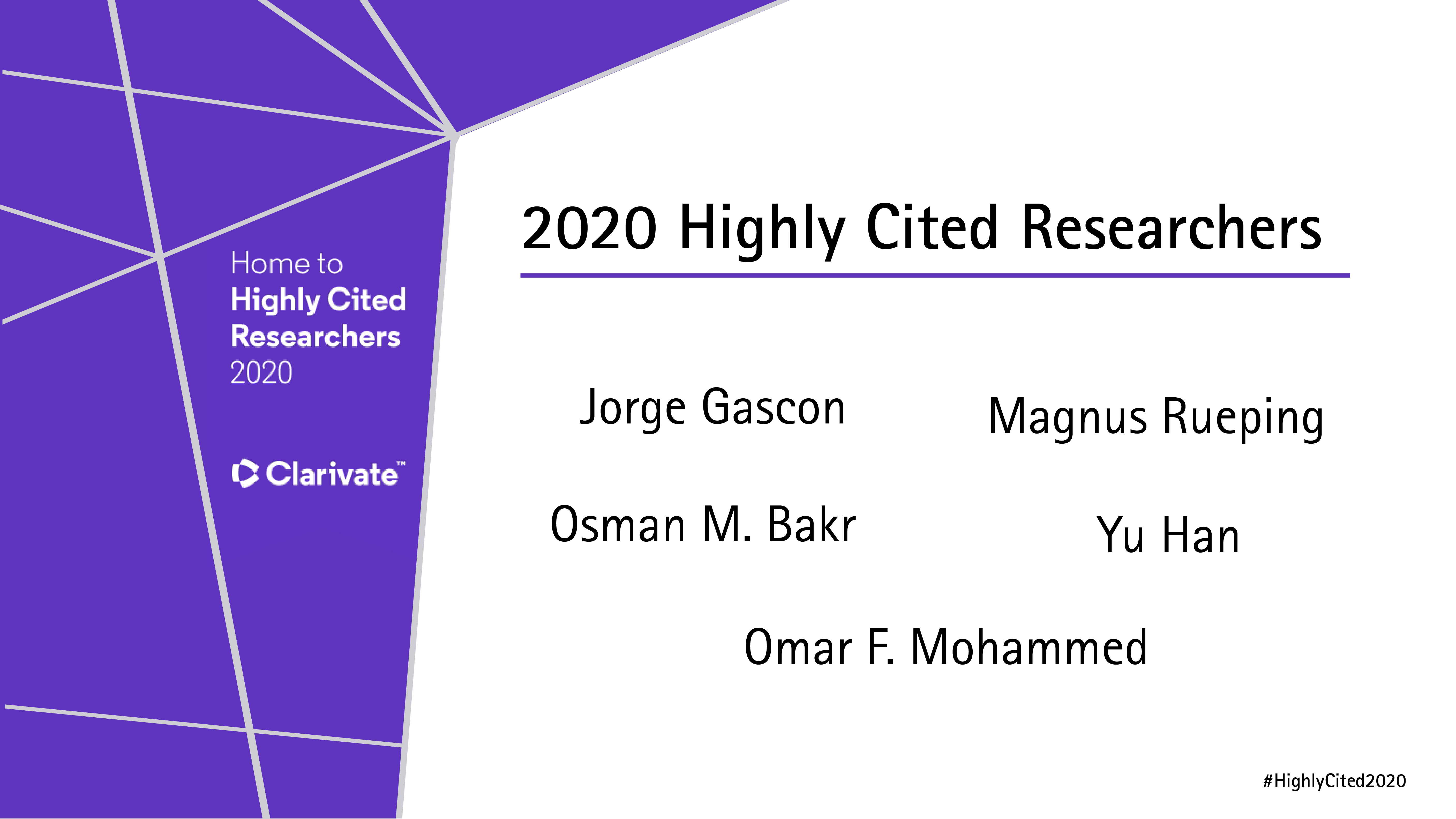 Highly Cited Research 2020